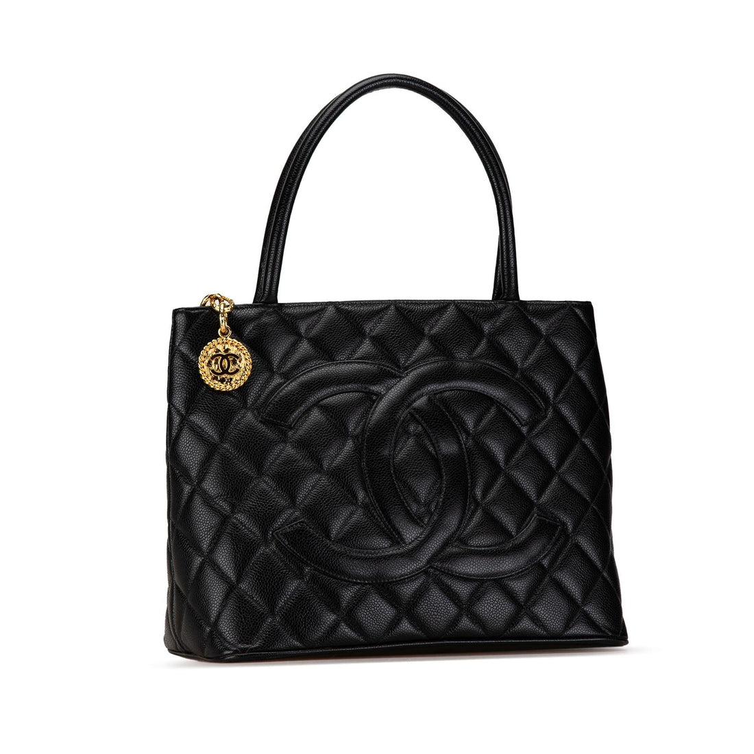 Top Quality Chanel Caviar Medallion Tote (SHG-90N51p)