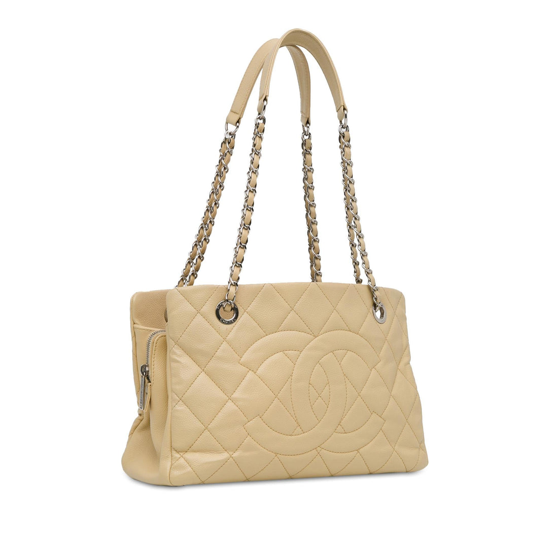 Pearl Street Bags Chanel Caviar Timeless CC Soft Shopper Tote (SHG-ZZMmWs)