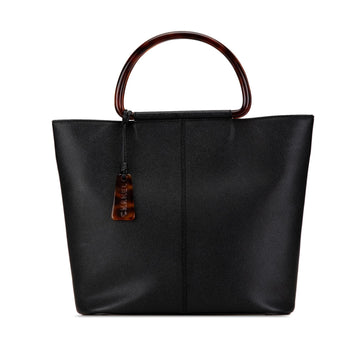 Top Quality Chanel Caviar Tortoise Top Handle Tote (SHG-zrhgak)