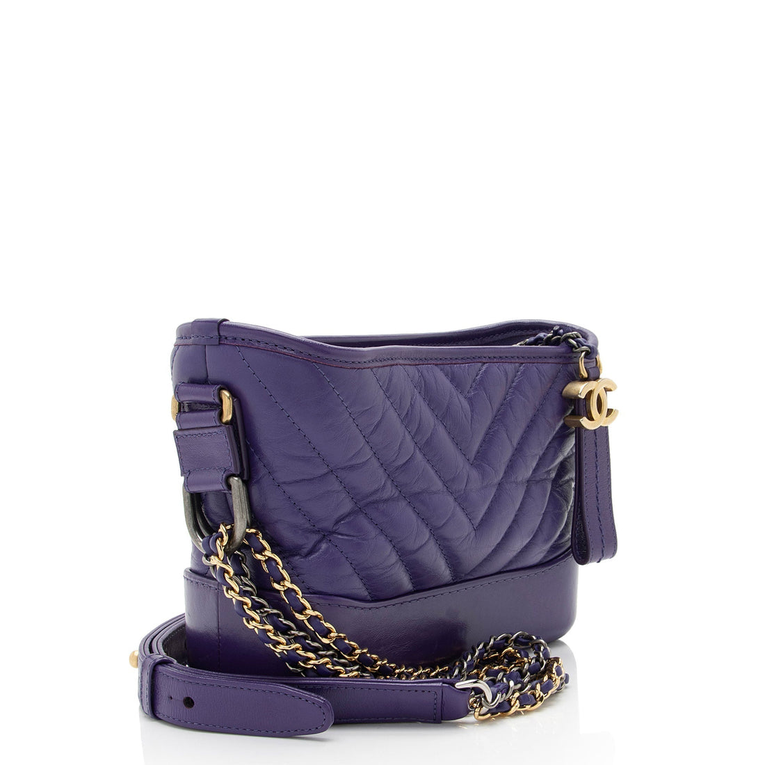 Top Quality Chanel Chevron Aged Calfskin Gabrielle Small Hobo (SHF-zo17E6)