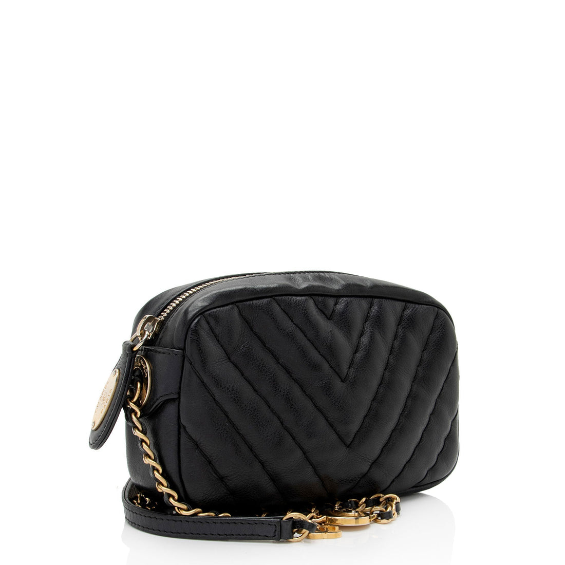 Pearl Street Bags Chanel Chevron Lambskin Medallion Mini Camera Bag (SHF-c3TbYj)