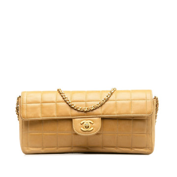 Pearl Street Bags Chanel Choco Bar East West Flap Bag (SHG-iTo7QZ)