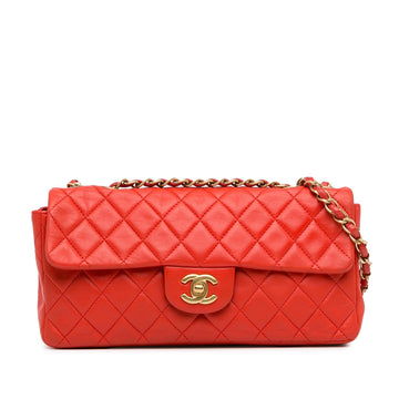 Pearl Street Bags Chanel Classic Lambskin East West Single Flap (SHG-MyImCq)