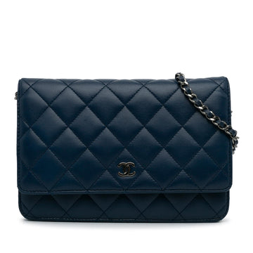 Pearl Street Bags Chanel Classic Lambskin Wallet on Chain (SHG-bkhKaU)