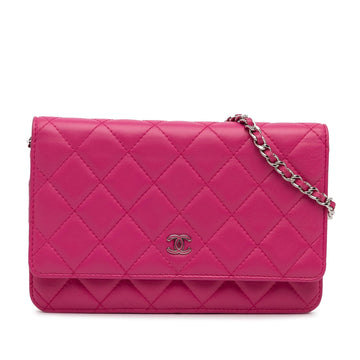 Pearl Street Bags Chanel Classic Lambskin Wallet on Chain (SHG-BJPJVT)