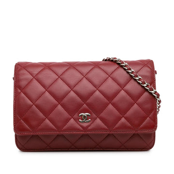 Pearl Street Bags Chanel Classic Lambskin Wallet on Chain (SHG-okrtIp)