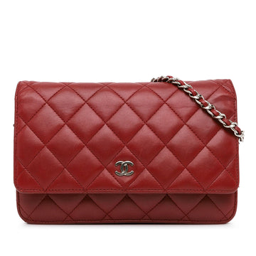 Pearl Street Bags Chanel Classic Lambskin Wallet on Chain (SHG-QiIFM3)
