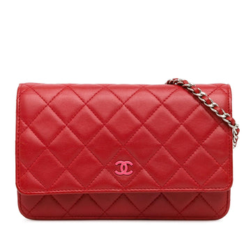 Pearl Street Bags Chanel Classic Lambskin Wallet on Chain (SHG-lnfadS)