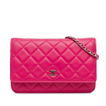 Pearl Street Bags Chanel Classic Lambskin Wallet on Chain (SHG-odTePg)