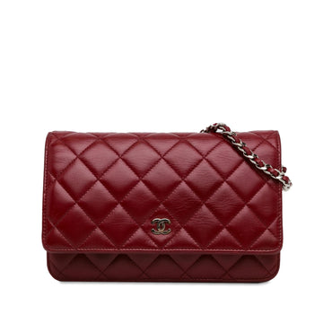 Pearl Street Bags Chanel Classic Lambskin Wallet on Chain (SHG-9PvS2m)