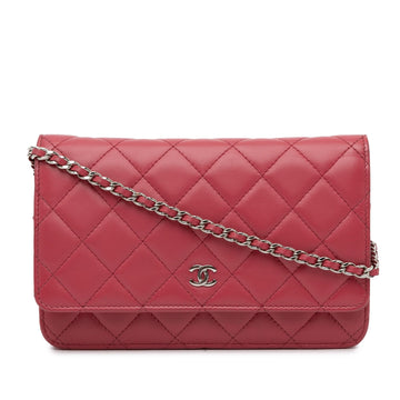 Pearl Street Bags Chanel Classic Lambskin Wallet on Chain (SHG-kmkl8K)