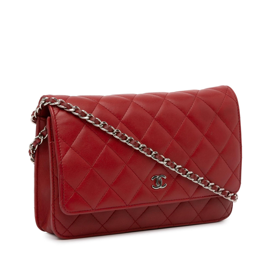 Pearl Street Bags Chanel Classic Lambskin Wallet on Chain (SHG-Hw2FNV)