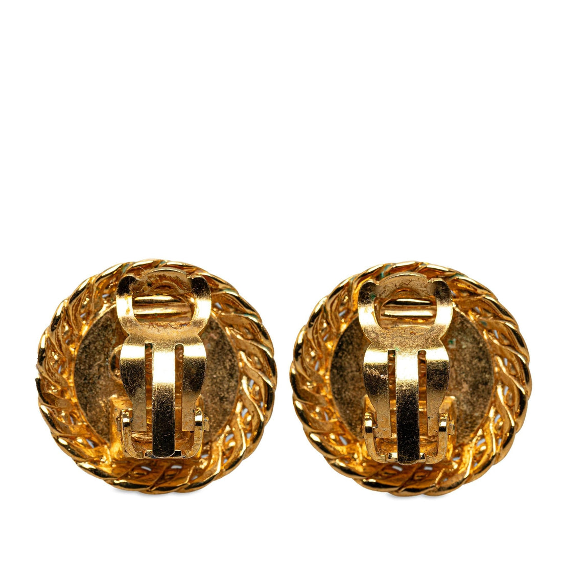 Pearl Street Bags Chanel Coco Clip-On Earrings (SHG-5JHIBL)
