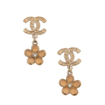 Pearl Street Bags Chanel Coco Flower CC Drop Earrings (SHF-MHUMAN)