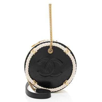 Top Quality Chanel Crumpled Calfskin En Vogue Round Shoulder Bag (SHF-JKAuQO)
