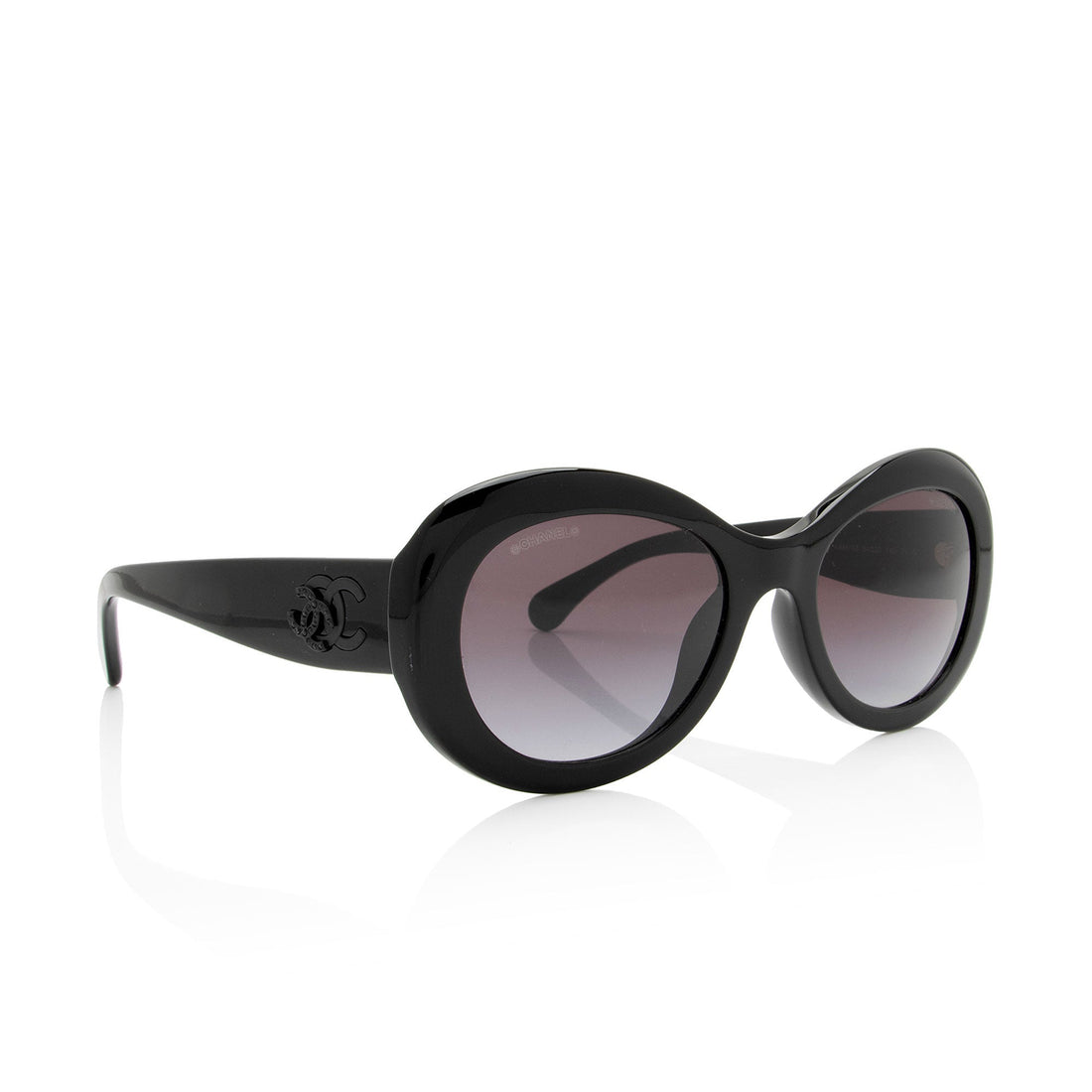 Pearl Street Bags Chanel Crystal CC Oval Sunglasses (SHF-oOSxqG)