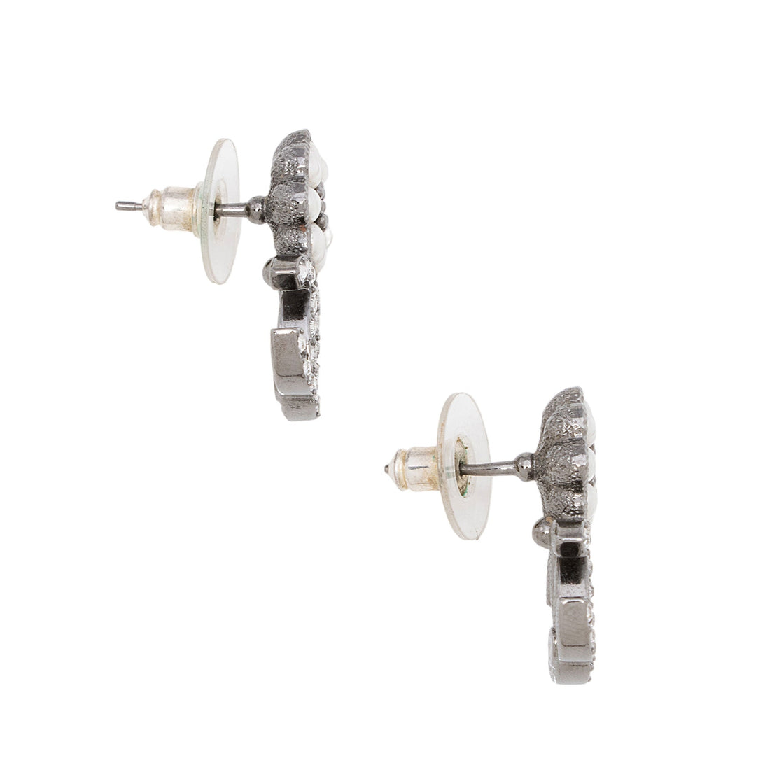 Pearl Street Bags Chanel Crystal Pearl Flower CC Drop Earrings (SHF-aiN3WM)