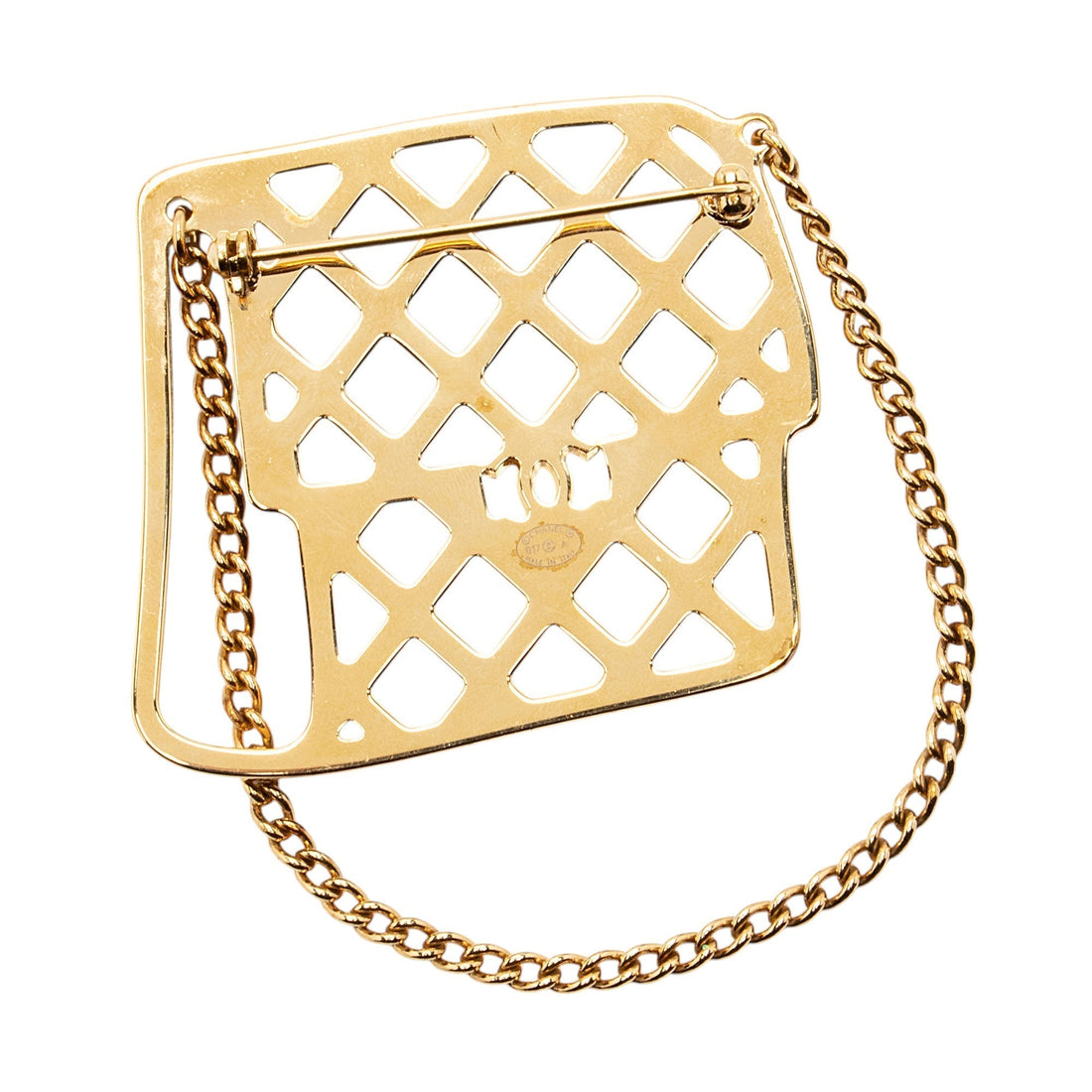Top Quality Chanel Crystal Flap Bag Brooch (SHF-YyUdQ7)