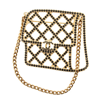 Top Quality Chanel Crystal Flap Bag Brooch (SHF-YyUdQ7)