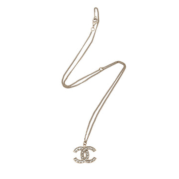 Pearl Street Bags Chanel Crystal Pearl CC Necklace (SHF-RxHf2H)