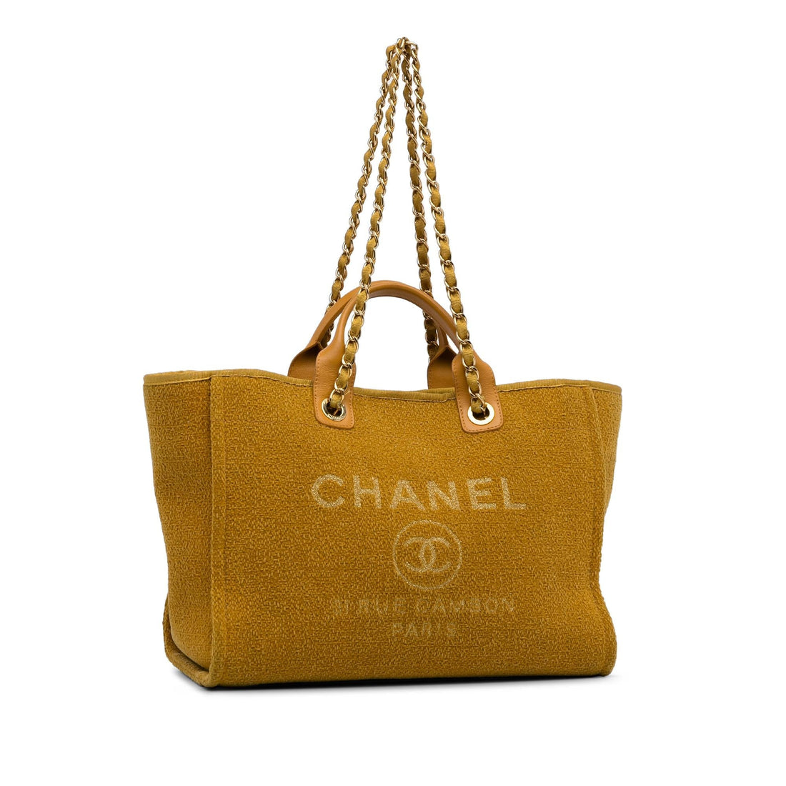 Pearl Street Bags Chanel Deauville Tote (SHG-mibhYb)