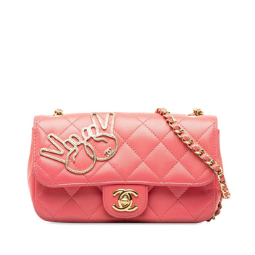 Pearl Street Bags Chanel Extra Mini Lambskin V for Victory Flap (SHG-la8uiD)