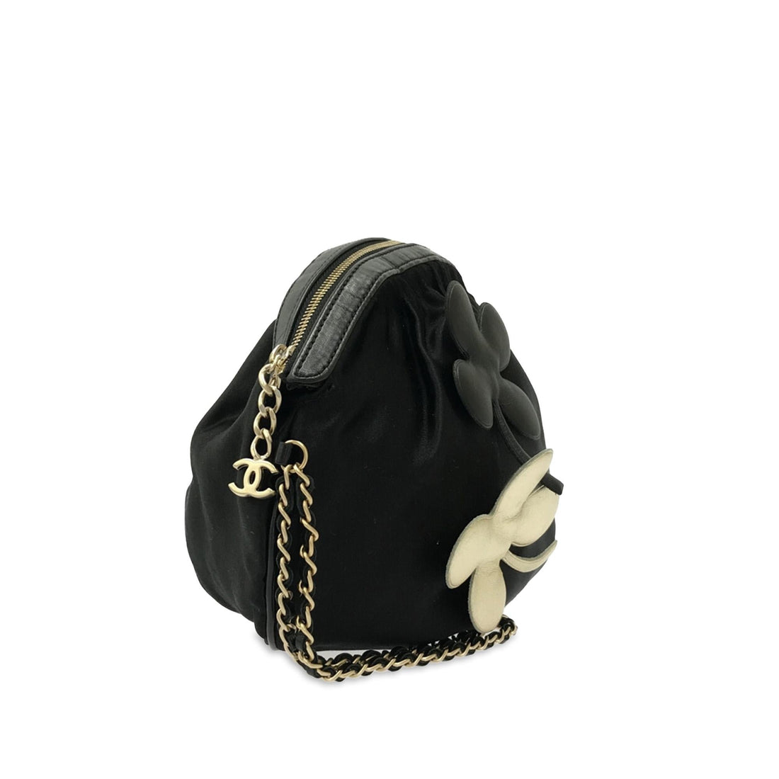 Pearl Street Bags Chanel Four Leaf Clover Satin Clutch (SHG-3eDRCJ)