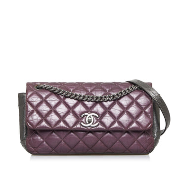 Top Quality Chanel Glazed Matelasse Portobello Flap Bag (SHG-ijJwl5)