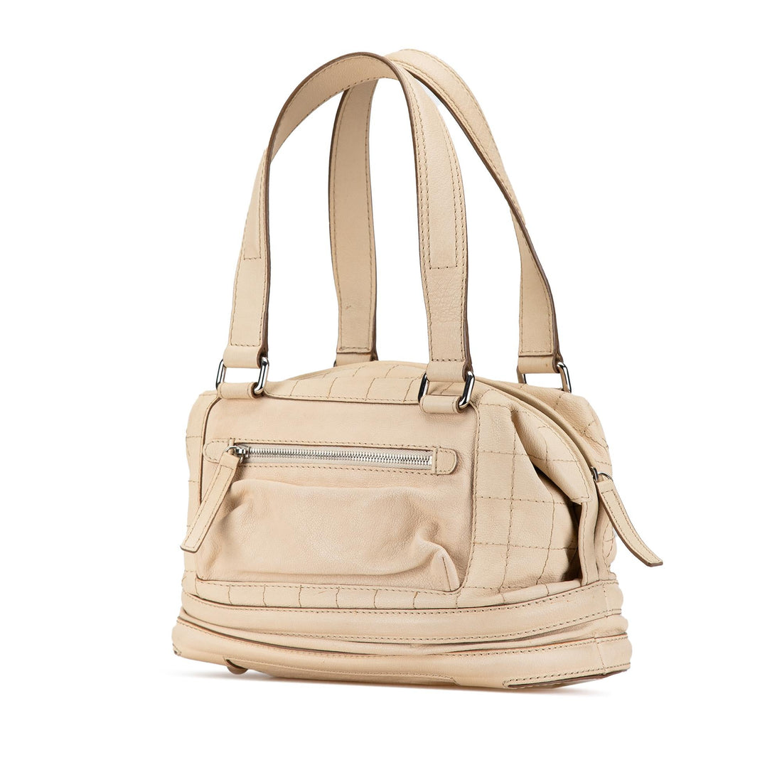 Top Quality Chanel Goatskin Square Stitch Essential Bowler (SHG-J0ltgN)