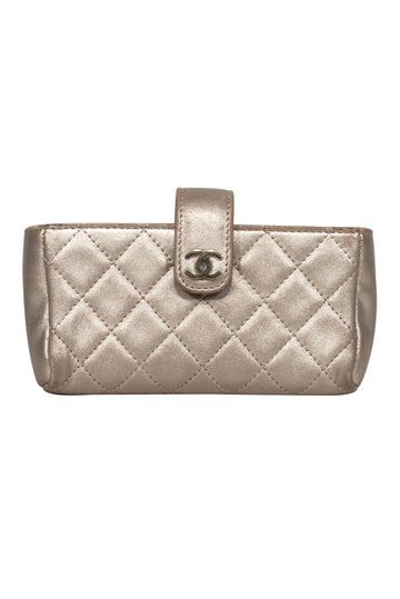 Chanel - Gold Leather Coin Purse