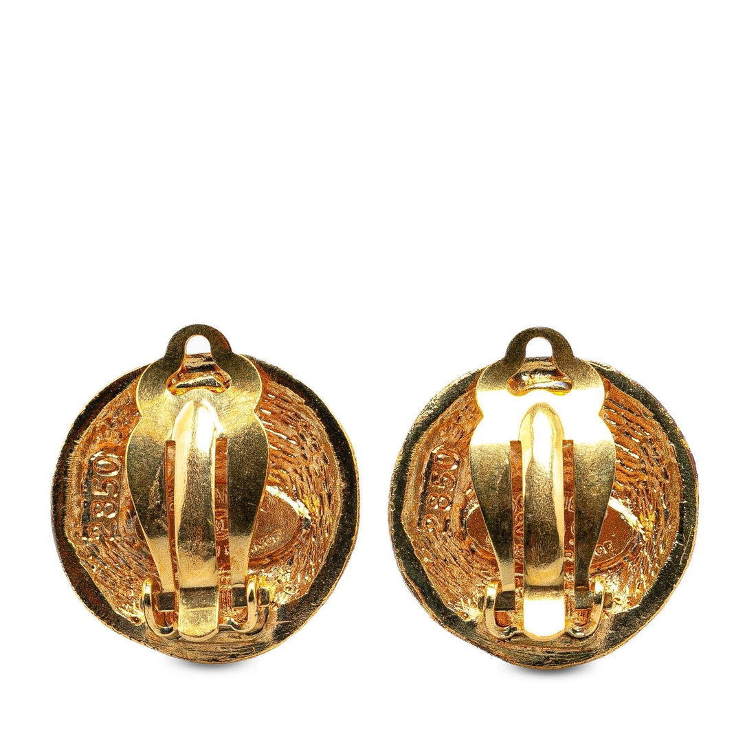 Top Quality Chanel Gold Plated CC Clip On Earrings (SHG-h09o9s)