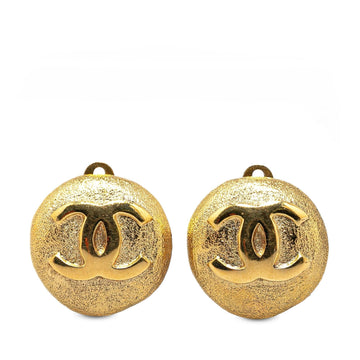 Top Quality Chanel Gold Plated CC Clip On Earrings (SHG-h09o9s)