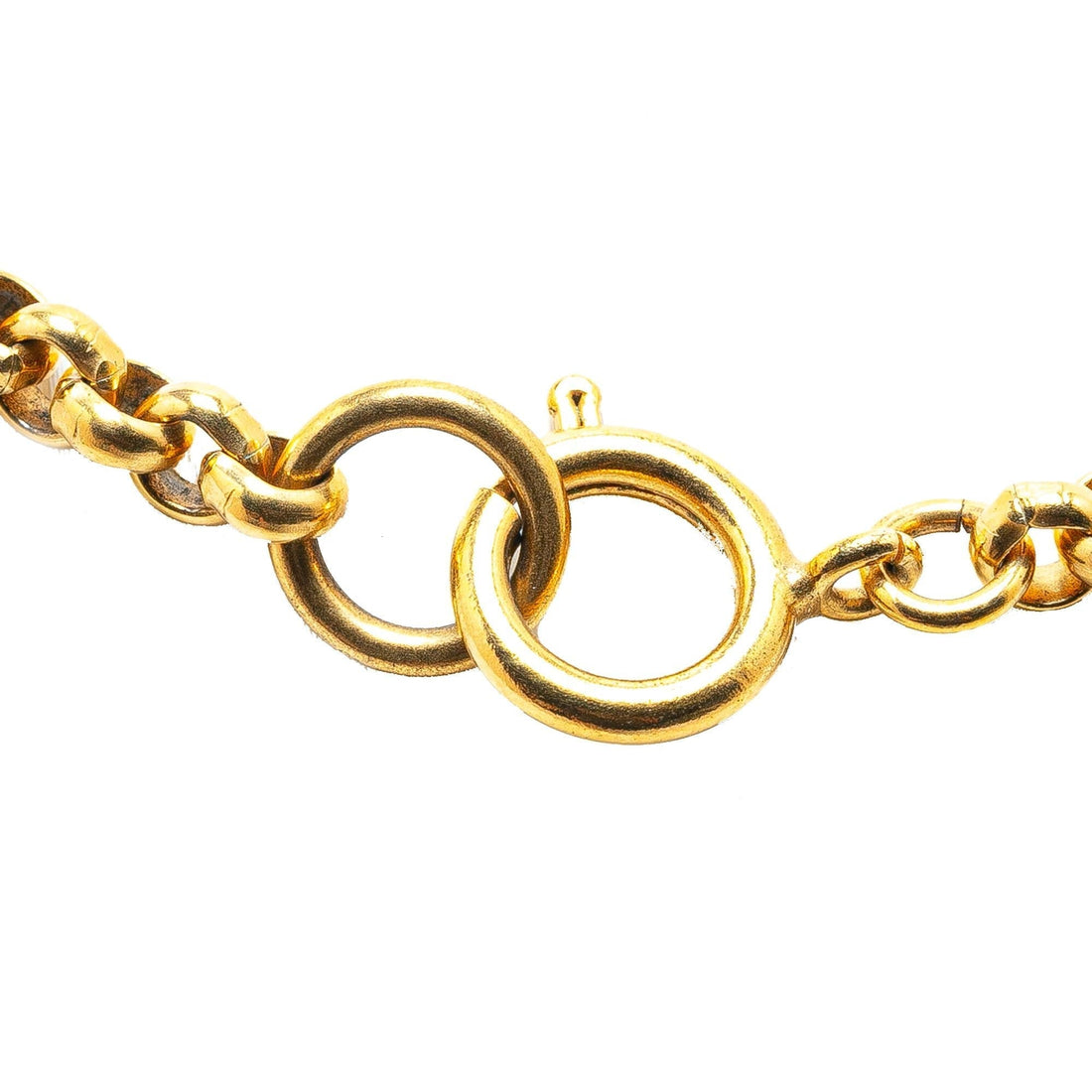 Top Quality Chanel Gold Plated CC Flower Pendant Necklace (SHG-aKhmqq)