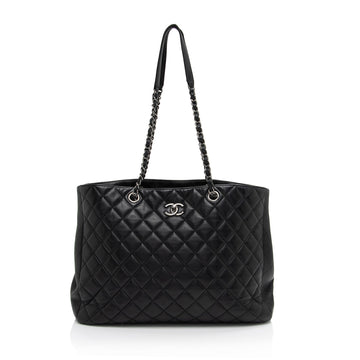 Pearl Street Bags Chanel Grained Calfskin CC Large Shopping Tote (SHF-eEf2Jo)