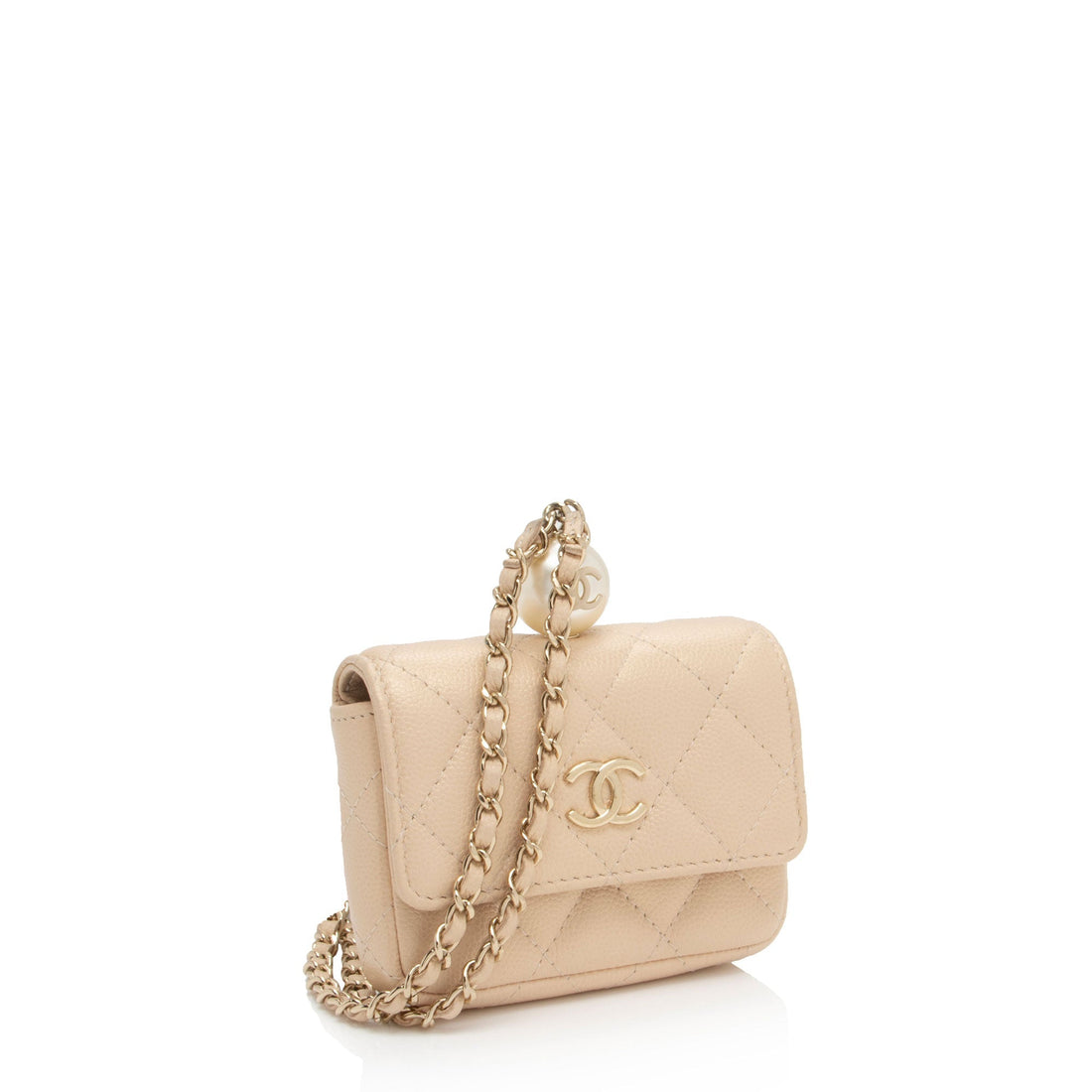 Pearl Street Bags Chanel Iridescent Caviar Leather Pearl On Top Crossbody (SHF-Kp9Lpj)