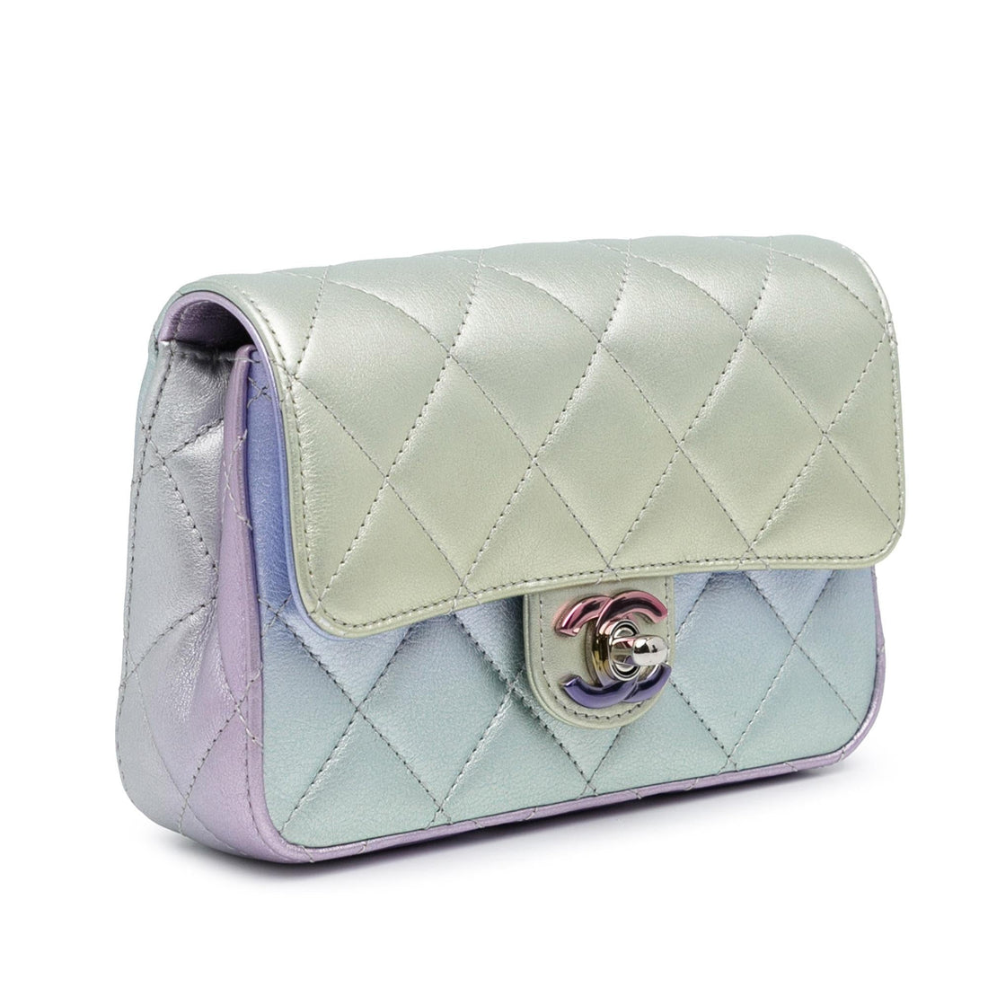 Pearl Street Bags Chanel Iridescent Lambskin Wristlet Clutch Bag (SHG-OsxRyI)