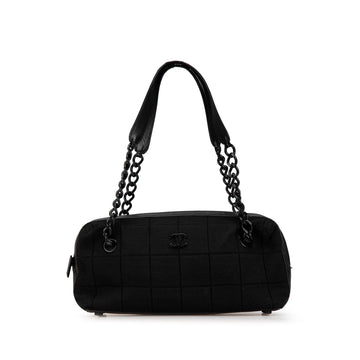 Chanel Jersey Chocolate Bar Bowler Bag (SHG-ckSb0Y)