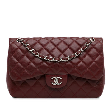 Pearl Street Bags Chanel Jumbo Classic Caviar Double Flap (SHG-KjVUlS)