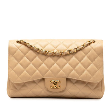 Pearl Street Bags Chanel Jumbo Classic Caviar Double Flap (SHG-TG68Ji)