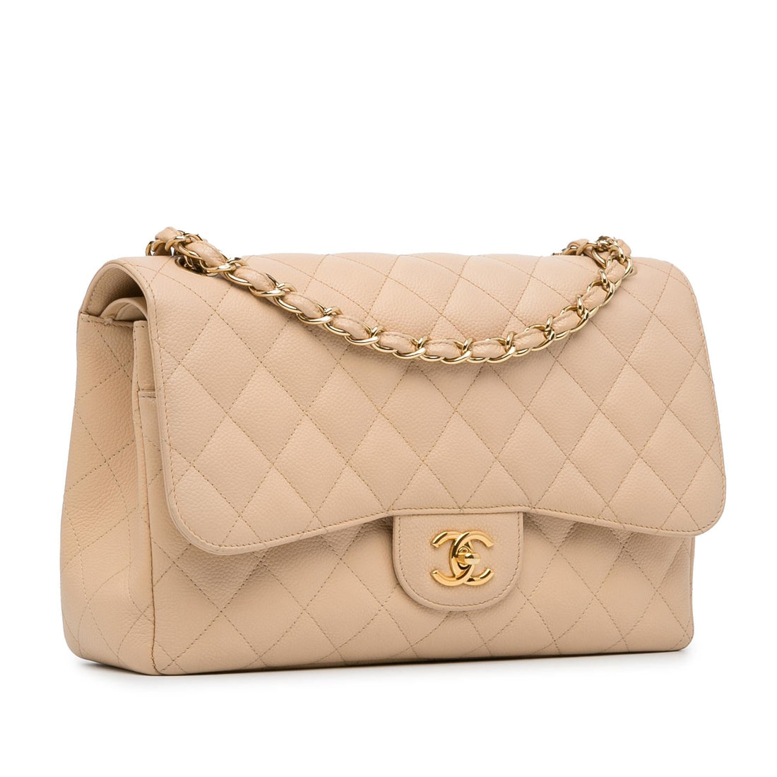 Pearl Street Bags Chanel Jumbo Classic Caviar Double Flap (SHG-lqMXv8)