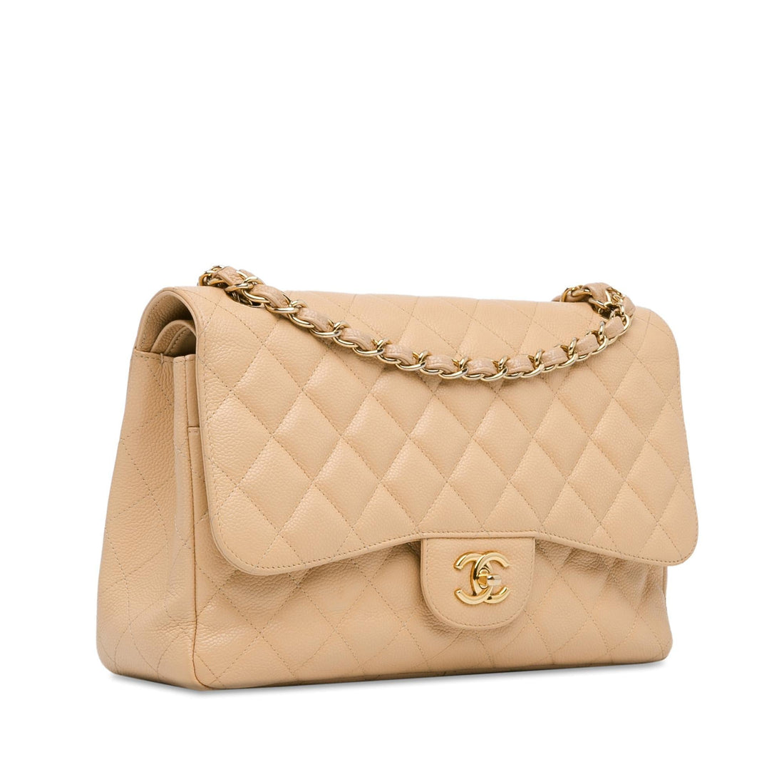 Pearl Street Bags Chanel Jumbo Classic Caviar Double Flap (SHG-VsT6Cu)