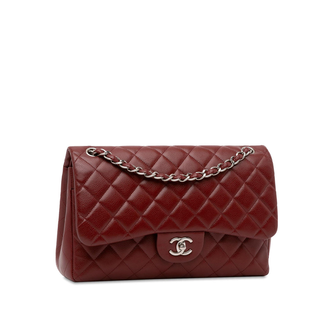 Pearl Street Bags Chanel Jumbo Classic Caviar Double Flap (SHG-Hagc07)