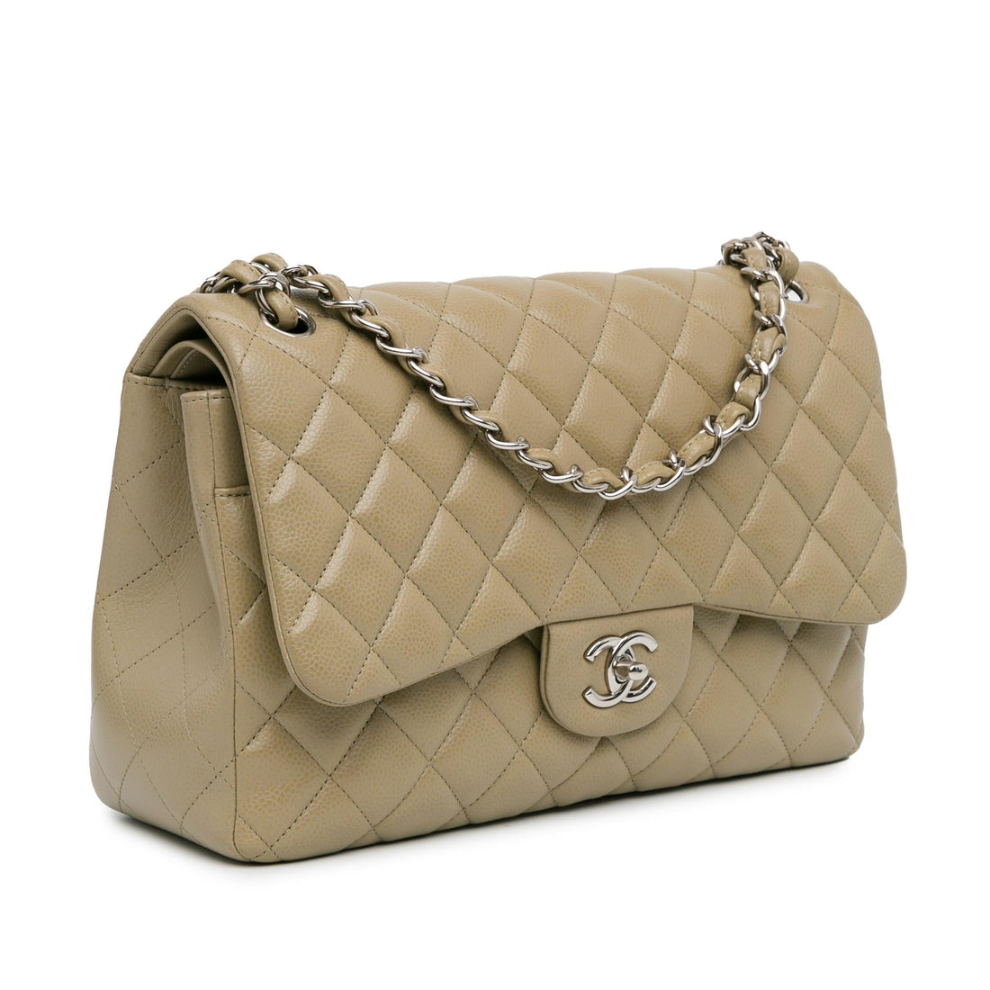 Pearl Street Bags Chanel Jumbo Classic Caviar Double Flap (SHG-1kWJW3)