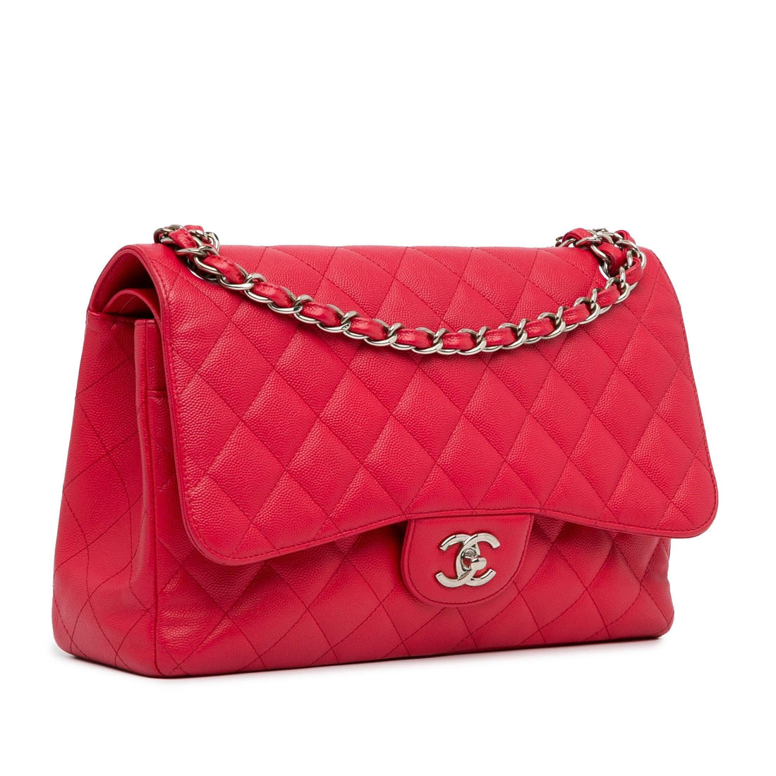 Pearl Street Bags Chanel Jumbo Classic Caviar Double Flap (SHG-oyJkrl)
