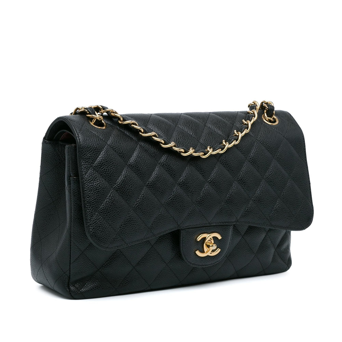 Top Quality Chanel Jumbo Classic Caviar Double Flap (SHG-DrtEqA)