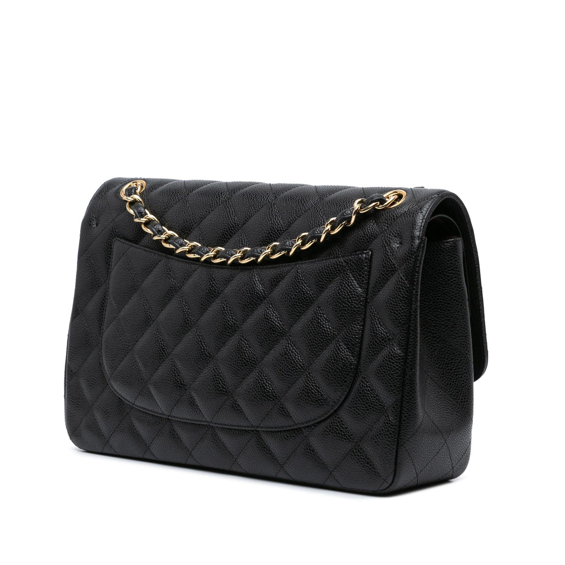 Chanel Jumbo Classic Caviar Double Flap (SHG-uGolu5)