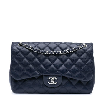 Chanel Jumbo Classic Caviar Double Flap (SHG-YlamFf)