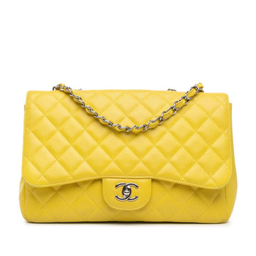 Chanel Jumbo Classic Caviar Single Flap (SHG-Xo9ViS)