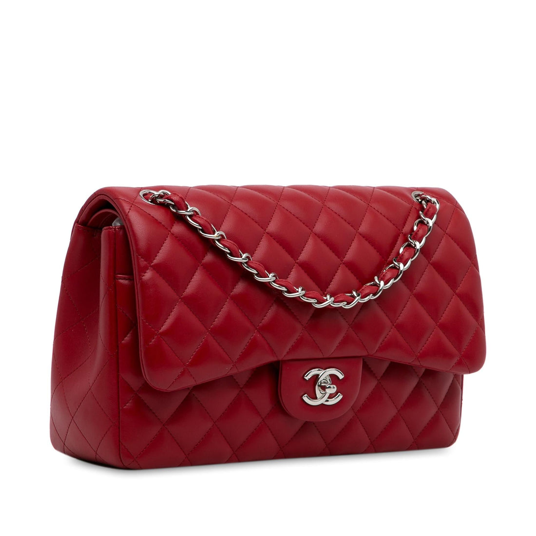 Pearl Street Bags Chanel Jumbo Classic Lambskin Double Flap (SHG-47eMtg)