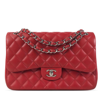 Pearl Street Bags Chanel Jumbo Classic Lambskin Double Flap (SHG-430UAz)